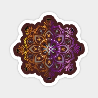 Halloween mouse ear Mandala Magnet