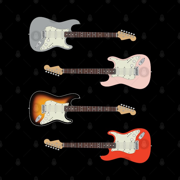 S-Style Electric Guitar Rosewood Pack by nightsworthy