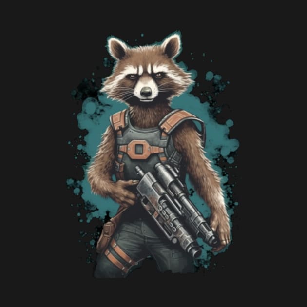 rocket raccoon by Pixy Official