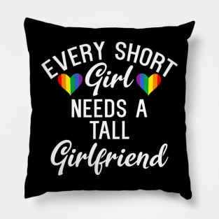 Lgbt Gay Pride Lesbian Couple Valentines Day Pillow