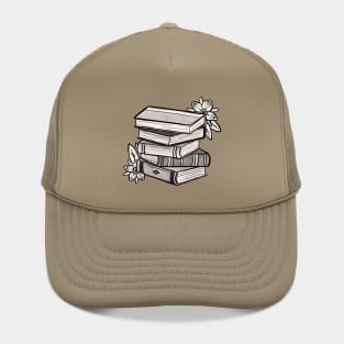 Tattoo Style Book Stack Hat