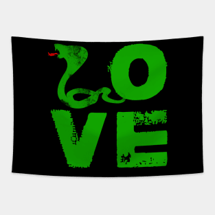 Snake Love Tapestry