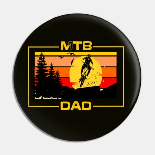 MTB Papa / Biking Dad Vintage Pin