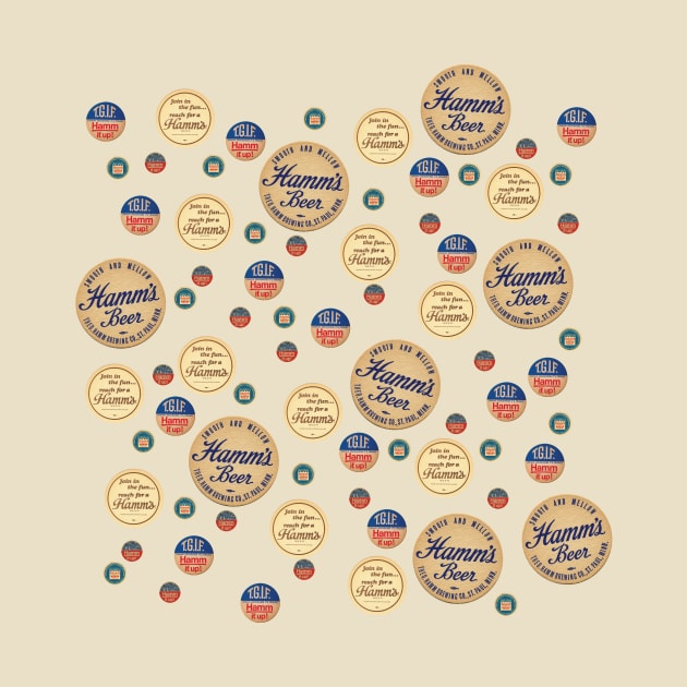 Hamm's Beer Coasters by Eugene and Jonnie Tee's