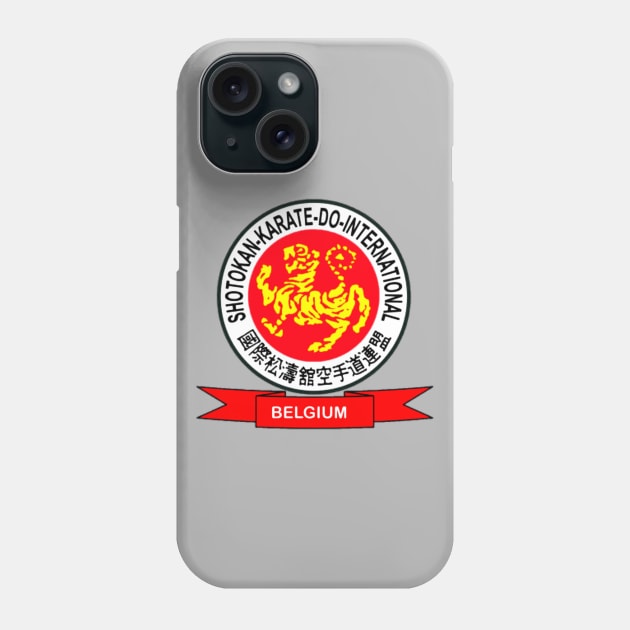 Shotokan Karate Do International Belgium Phone Case by FightIsRight