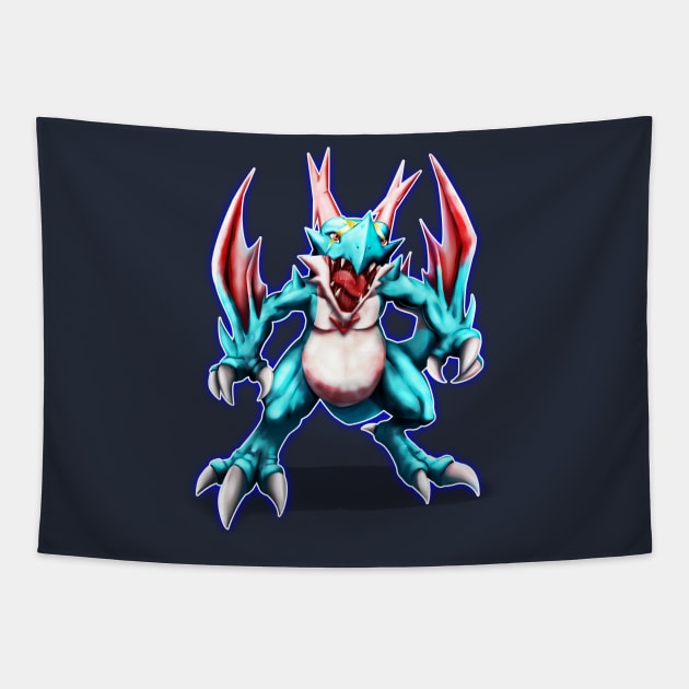 fanart dracomon x Tapestry by DigiTeeshrit