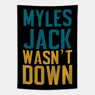 Myles Jack Wasn't Down Tapestry