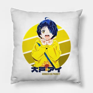 Ai Ohto Wonder Egg Priority Circle Pillow