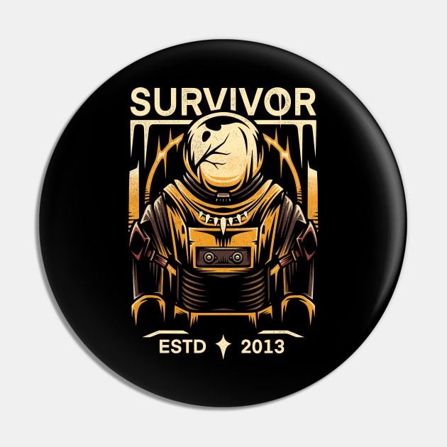 Commando Survivor Pin by Alundrart