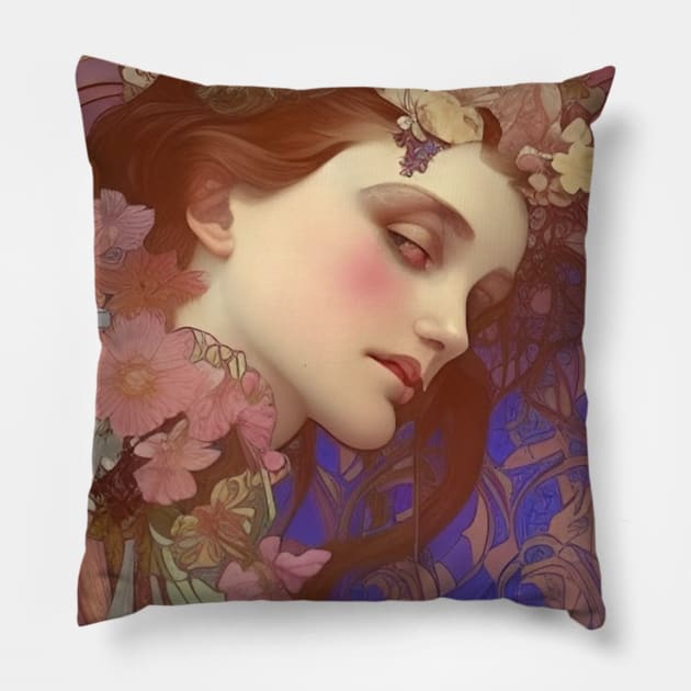 Spellbinding pagan goddess Hecate - moon witchcraft Wicca witch Pillow by ZiolaRosa