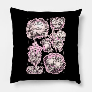 feminist flash sheet Pillow