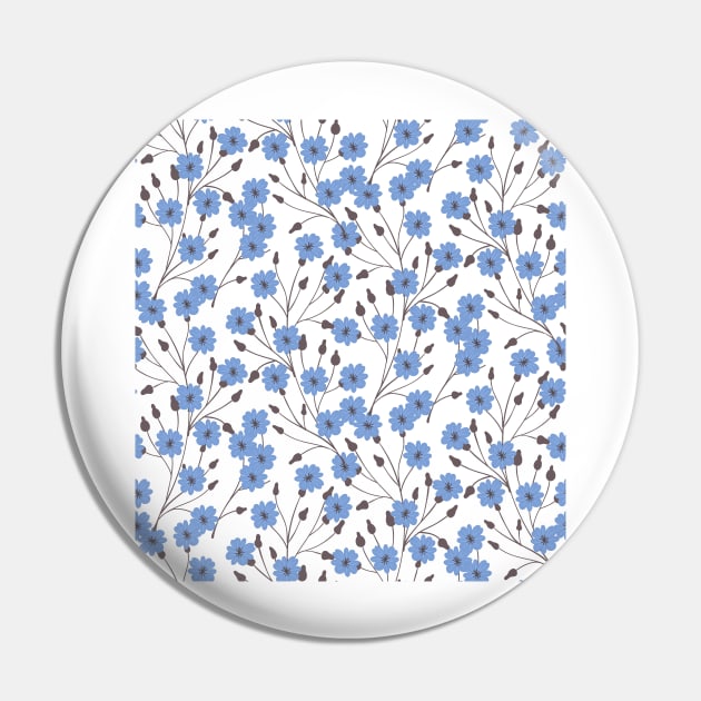 Floral pattern Pin by katerinamk