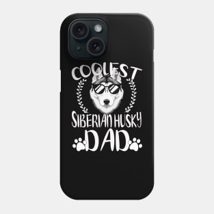 Glasses Coolest Siberian Husky Dog Dad Phone Case