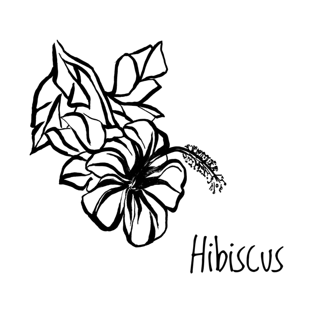 Hibiscus flower by Art by Taya 