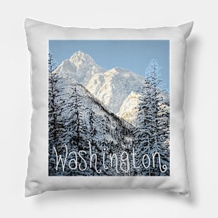 Washington Mountains of the North Cascades Pillow
