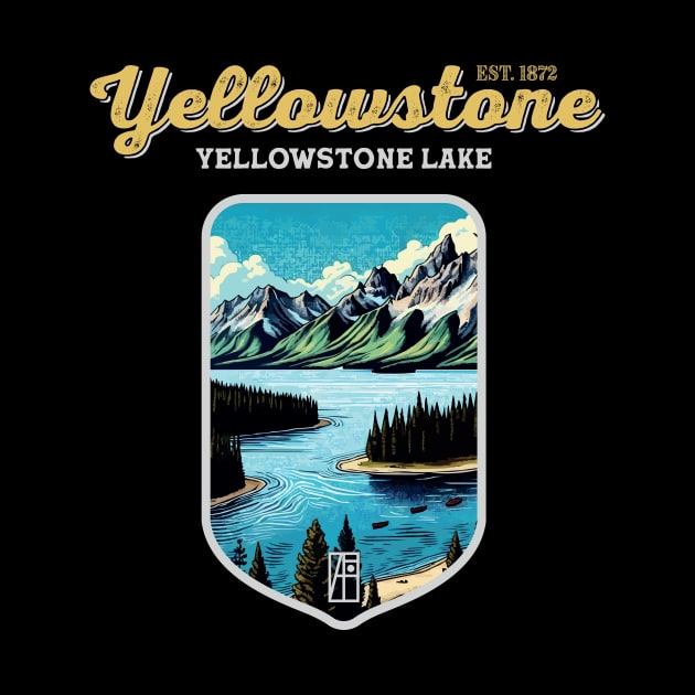 USA - NATIONAL PARK - YELLOWSTONE - Yellowstone Lake - 7 by ArtProjectShop