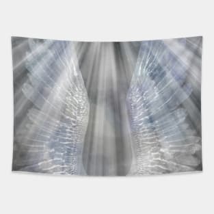 Angels wings and light Tapestry