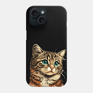 Funny Cat Vintage PewPewPew - Love Cats Phone Case