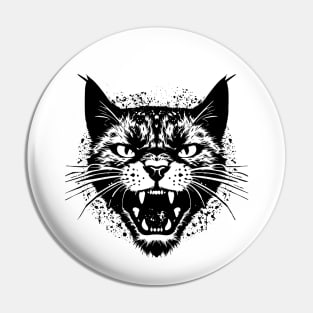 Angry cat Pin