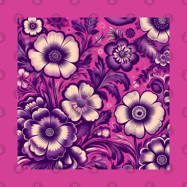Purple Flowers by Jenni Arts