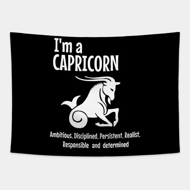 I am a capricorn Tapestry by cypryanus