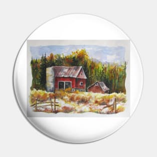 Autumn Farm Pin