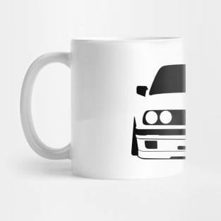 BMW 3 series, E30, illustration, black Coffee Mug