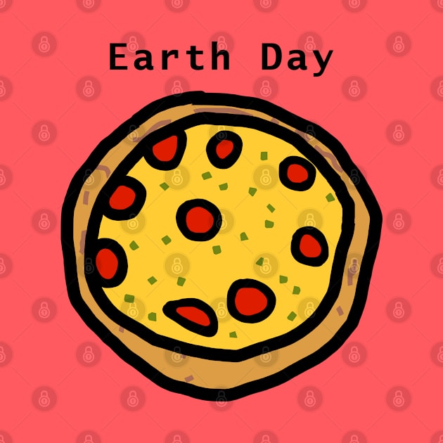 Earth Day Pizza by ellenhenryart