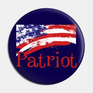 Patriot Democrat Blue Pin