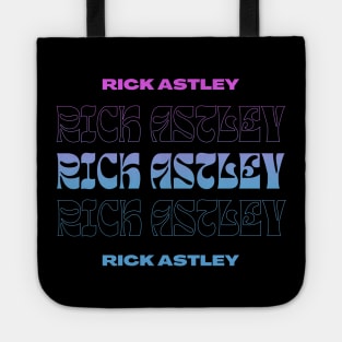 Rick Astley // Typography Fan Art Design Tote