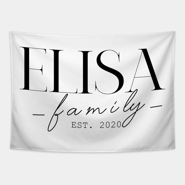 Elisa Family EST. 2020, Surname, Elisa Tapestry by ProvidenciaryArtist