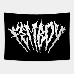 Femboy Death Metal Tapestry