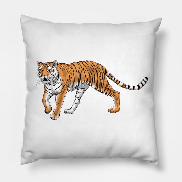 Tiger Pillow by katerinamk