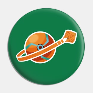 The Spherical Bounty Hunter Pin