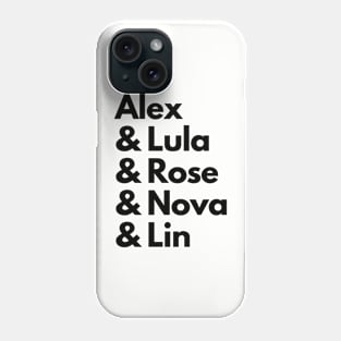 Brooklyn Brujas Character Names Phone Case