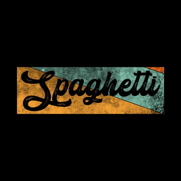 Retro Spaghetti Text by Imutobi