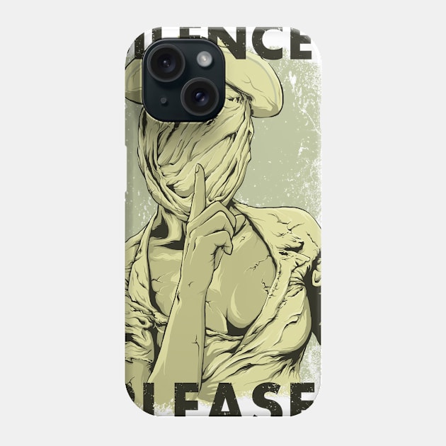 Silence Phone Case by RedBug01