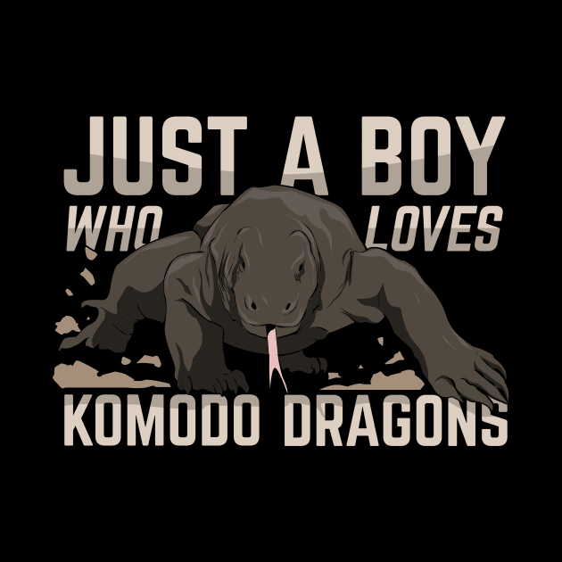 Just A Boy Who Loves Komodo Dragons by Dolde08