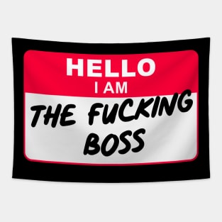 Money Heist, I am the fucking Boss Tapestry