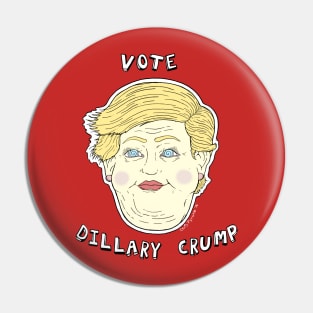 VOTE CRUMP 2016! (DARK COLORS) T-SHIRT Pin