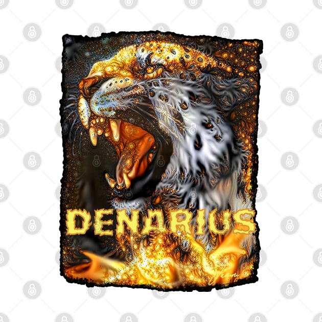 Flaming Cheetah by DenariusClothing