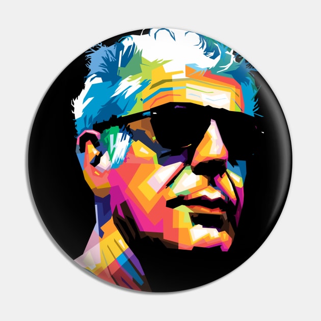 Anthony Bourdain Pin by Wijaya6661