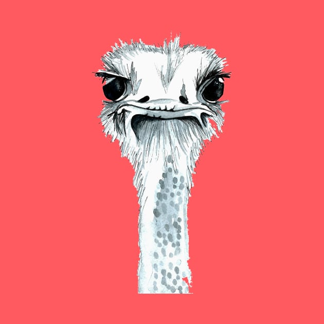 Percy the Ostrich by Bridgetdav