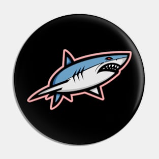 GAMER LOGO SHARK Pin