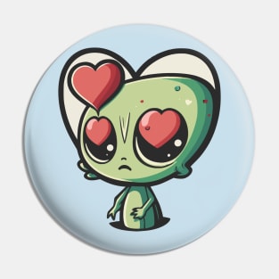 Alien Lover Pin