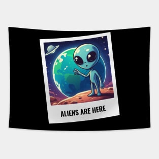 Aliens are here Tapestry