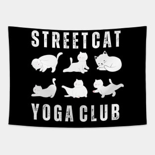 streets cats yoga club Tapestry