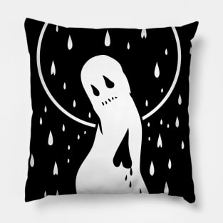 sad ghost Pillow