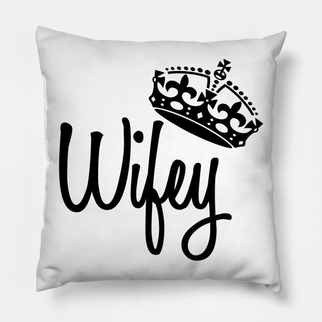 Wifey Pillow by TTLOVE