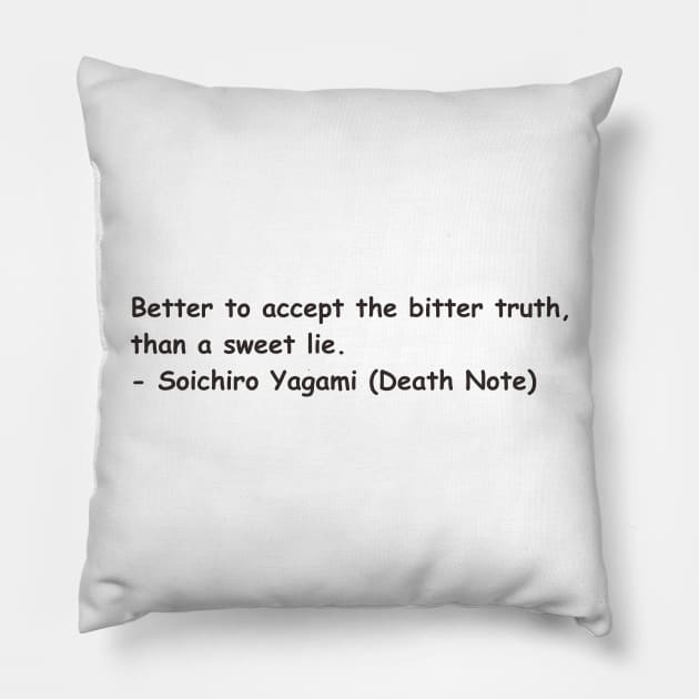 quotes anime Pillow by babul hasanah
